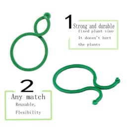 image-Gardening Buckle Ring Gourd Ring Gardening Accessories Butterfly Buckle Gourd Ring Plant Fixation