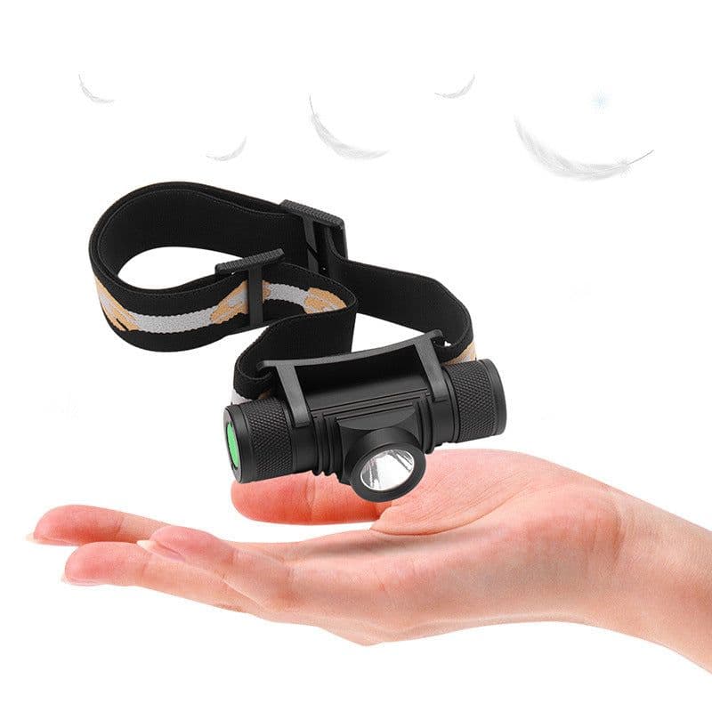 image-Rechargeable Aluminum Alloy Waterproof Flashlight Portable Fishing Headlight