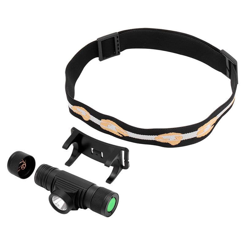 image-Rechargeable Aluminum Alloy Waterproof Flashlight Portable Fishing Headlight