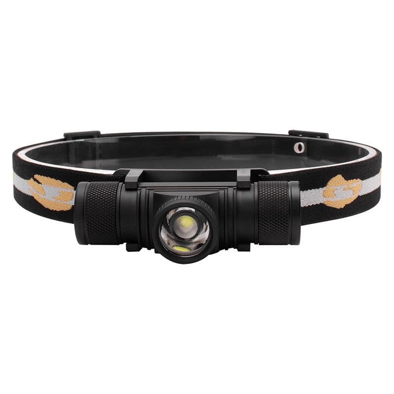 image-Rechargeable Aluminum Alloy Waterproof Flashlight Portable Fishing Headlight