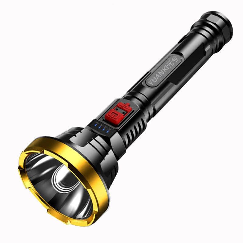 image-90000LM LED Flashlight Tactical Light Torch USB Rechargeable Super Bright Light