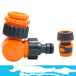 image-Plastic Anti-bending Garden Hose Faucet Adapter, Gardening Watering Garden Quick Water Gun Quick Connection
