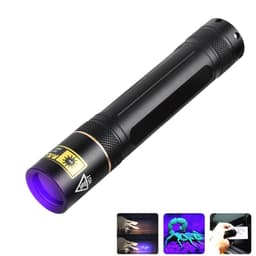 image-Y36 365nm 8006 365nm UV Fluorescent Agent Detection Woods Lamp Flashlight