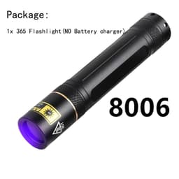 image-Y36 365nm 8006 365nm UV Fluorescent Agent Detection Woods Lamp Flashlight