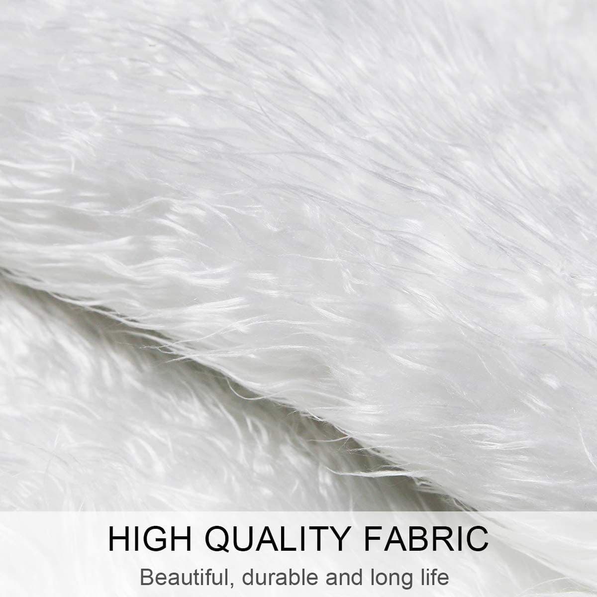 image-White Christmas Tree Skirt Plush Faux Fur Xmas Tree Carpet Merry Christmas Tree Decorations Ornament New Year Navidad Home Decor