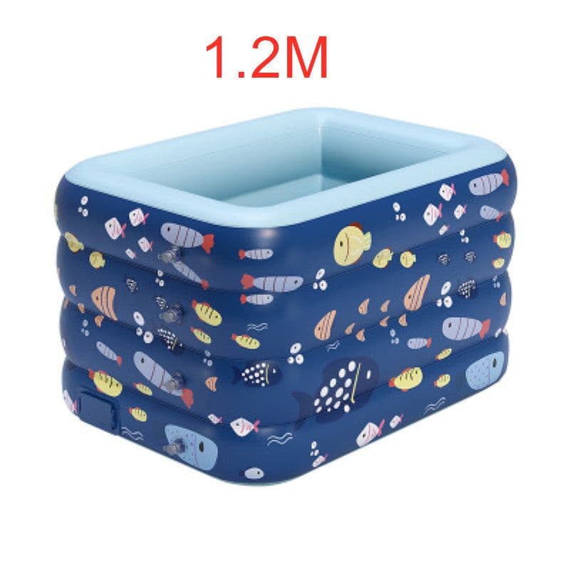 image-Wireless Automatic Inflatable Swimming Pool Pool Outdoor PVC Plastic Pool Baby Children's Home Swimming Pool