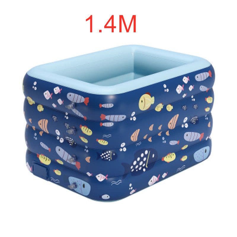 image-Wireless Automatic Inflatable Swimming Pool Pool Outdoor PVC Plastic Pool Baby Children's Home Swimming Pool