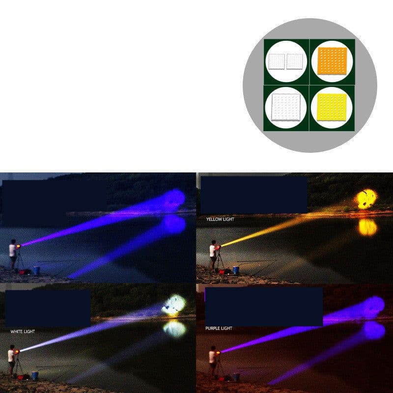image-High Power Blue White Yellow Violet Four Light Night Fishing Laser Light