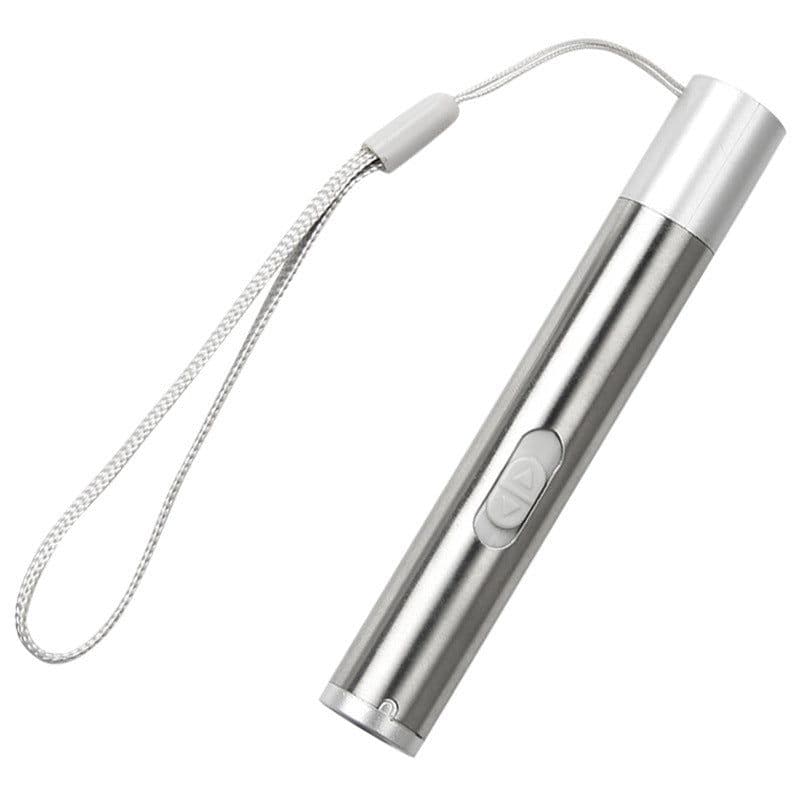 image-USB Rechargeable Mini Flashlight Laser Pointer