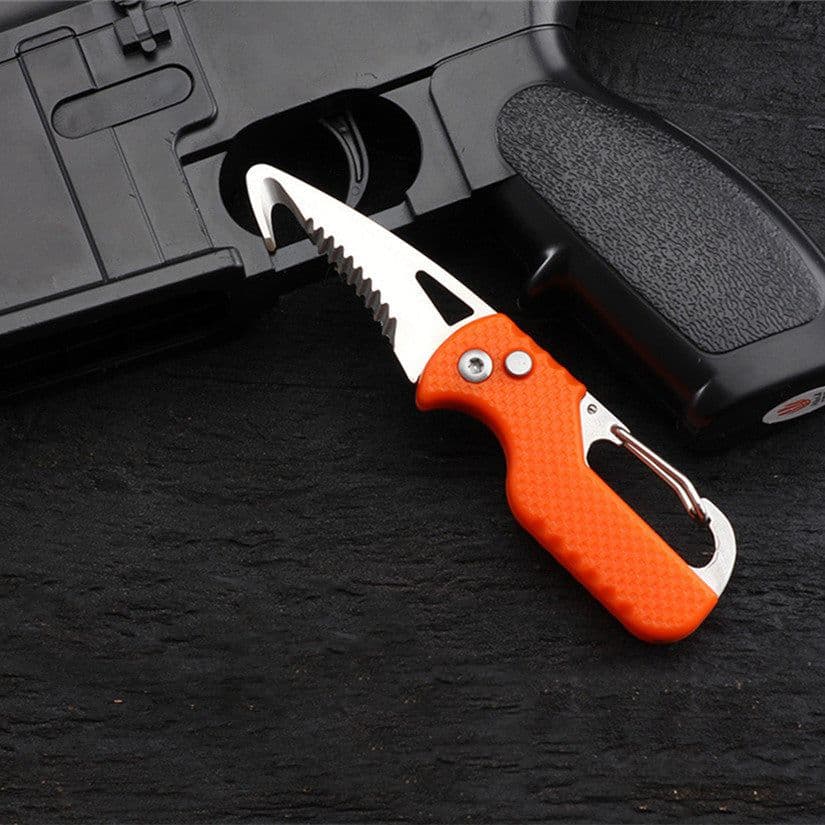 image-Multifunctional Outdoor Portable Emergency Survival Tool Folding Knife