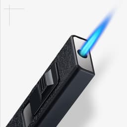 image-Cigarette Case Inflatable Windproof Lighter Portable Direct Flush