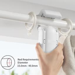 image-Electric Curtain Refitted Automatic Curtain Robot Roman Rod Track