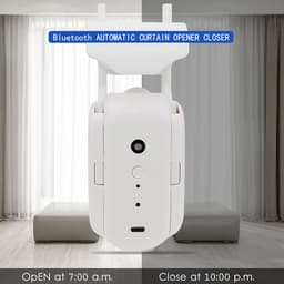 image-Electric Curtain Refitted Automatic Curtain Robot Roman Rod Track