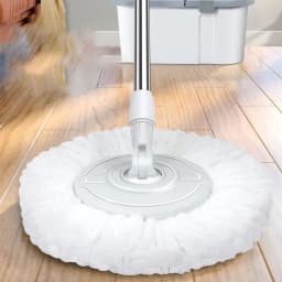 image-Rotary Mop Hand Free Household One Clean Flat Absorbent Mop