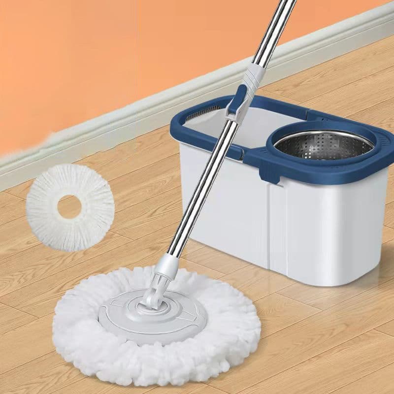 image-Rotary Mop Hand Free Household One Clean Flat Absorbent Mop