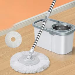 image-Rotary Mop Hand Free Household One Clean Flat Absorbent Mop