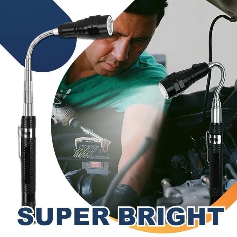 image-Aluminum Alloy Telescopic Rotating Hose Flashlight