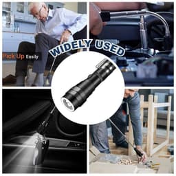 image-Aluminum Alloy Telescopic Rotating Hose Flashlight