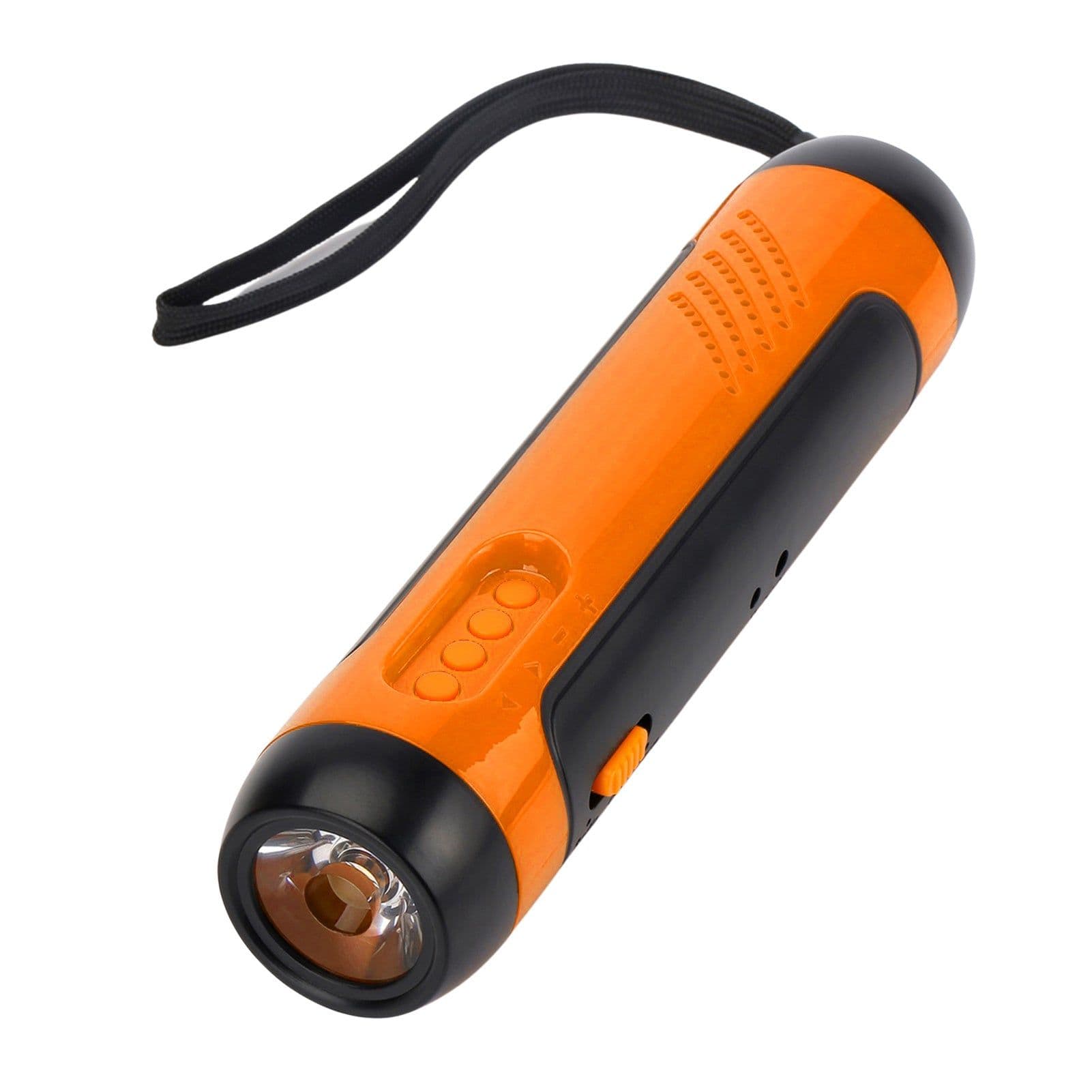 image-Outdoor Travel Emergency FM Rechargeable Alarm Flashlight