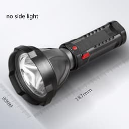 image-Plastic Outdoor USB Rechargeable Flashlight