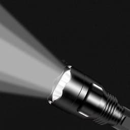image-Aluminum Alloy Rechargeable Fixed Focus Emergency Outdoor Riding Long-range Shot Waterproof Led Flashlight