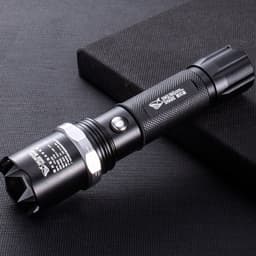 image-Aluminum Alloy Rechargeable Focusing LED Flashlight