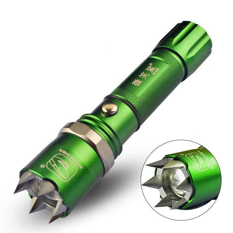 image-Aluminum Alloy Rechargeable Focusing LED Flashlight