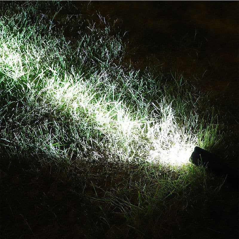 image-Ultra-thick Aluminum Alloy USB Rechargeable Flashlight