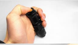 image-Purple Zoom Strong Light Flashlight