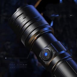 image-Telescopic Focusing Aluminum Alloy Rechargeable Flashlight