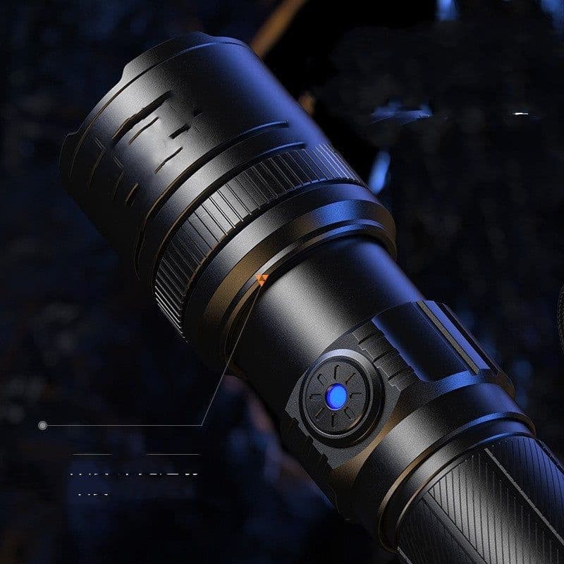 image-Telescopic Focusing Aluminum Alloy Rechargeable Flashlight