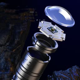 image-Telescopic Focusing Aluminum Alloy Rechargeable Flashlight