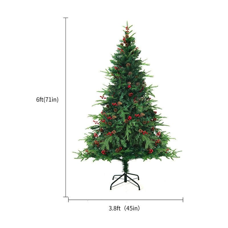image-Christmas Tree PVC Artificial Snow Christmas Tree Mall Window Decoration Tree Cedar Christmas Tree Christmas Decoration Supplies