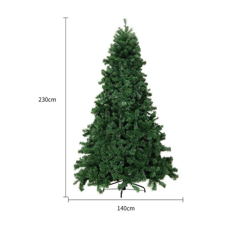 image-Christmas Tree PVC Artificial Snow Christmas Tree Mall Window Decoration Tree Cedar Christmas Tree Christmas Decoration Supplies
