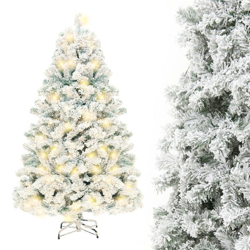 image-Christmas Tree PVC Artificial Snow Christmas Tree Mall Window Decoration Tree Cedar Christmas Tree Christmas Decoration Supplies