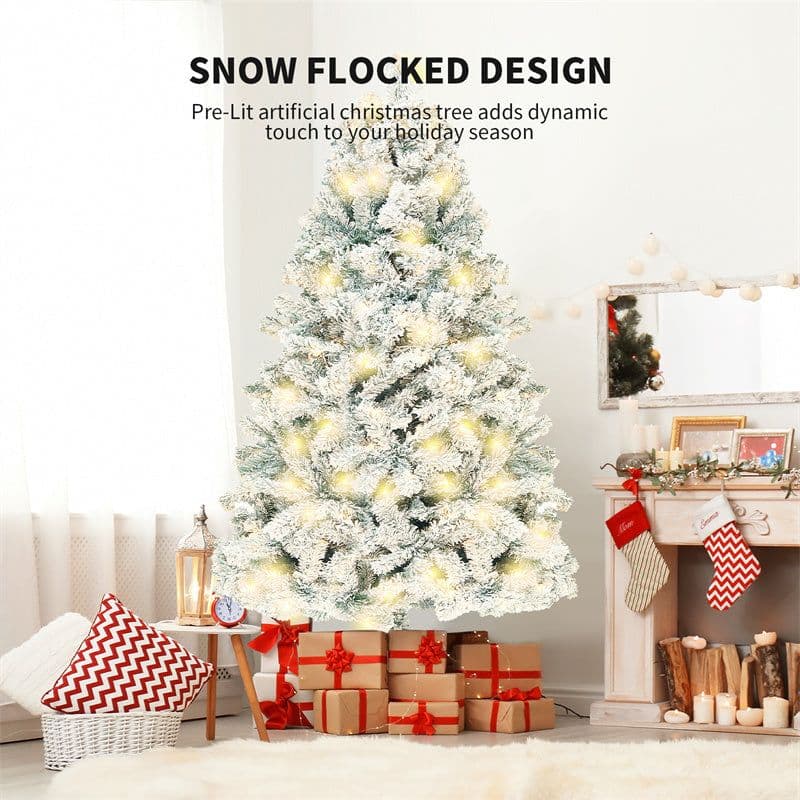 image-Christmas Tree PVC Artificial Snow Christmas Tree Mall Window Decoration Tree Cedar Christmas Tree Christmas Decoration Supplies