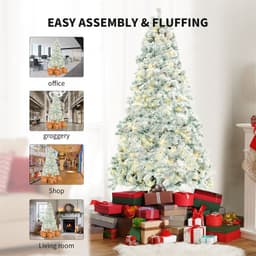 image-Christmas Tree PVC Artificial Snow Christmas Tree Mall Window Decoration Tree Cedar Christmas Tree Christmas Decoration Supplies