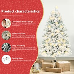 image-Christmas Tree PVC Artificial Snow Christmas Tree Mall Window Decoration Tree Cedar Christmas Tree Christmas Decoration Supplies