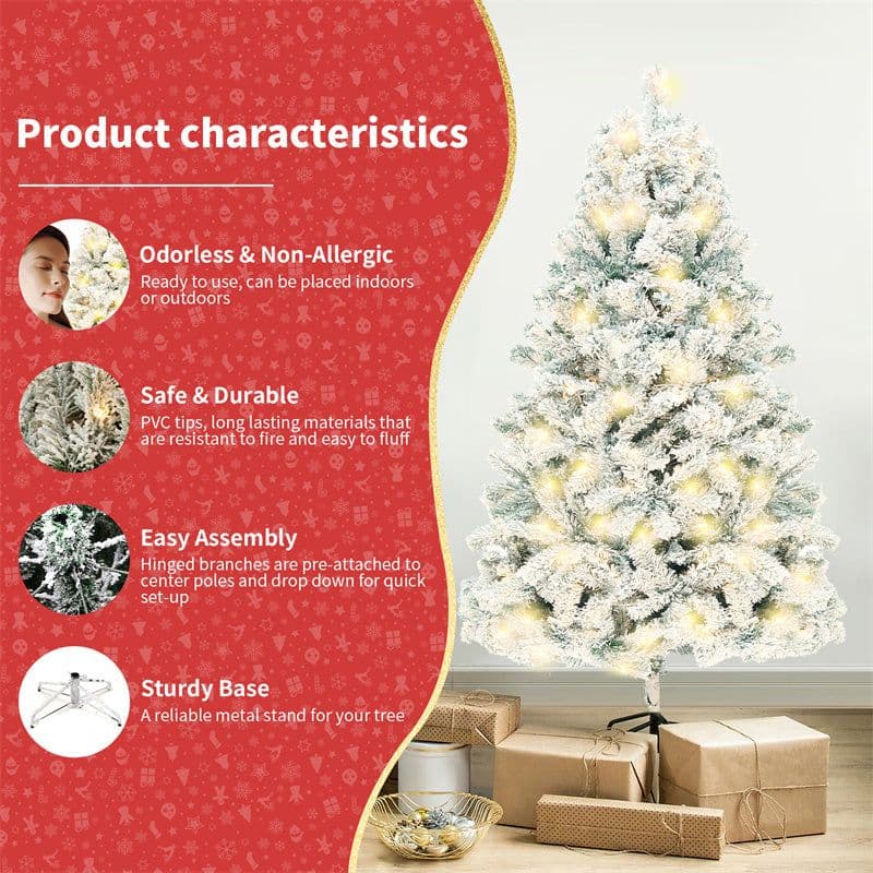 image-Christmas Tree PVC Artificial Snow Christmas Tree Mall Window Decoration Tree Cedar Christmas Tree Christmas Decoration Supplies