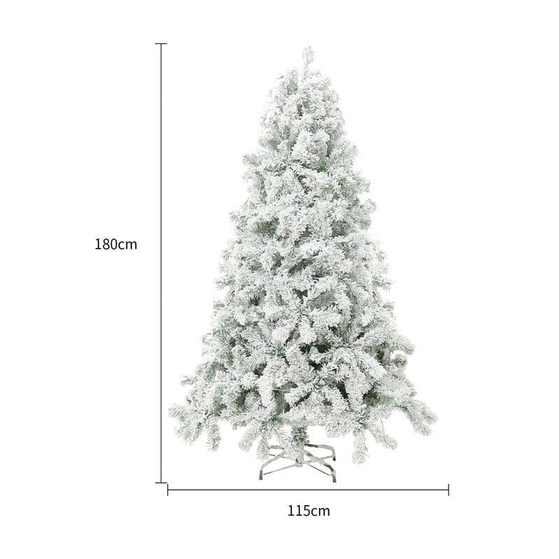 image-Christmas Tree PVC Artificial Snow Christmas Tree Mall Window Decoration Tree Cedar Christmas Tree Christmas Decoration Supplies