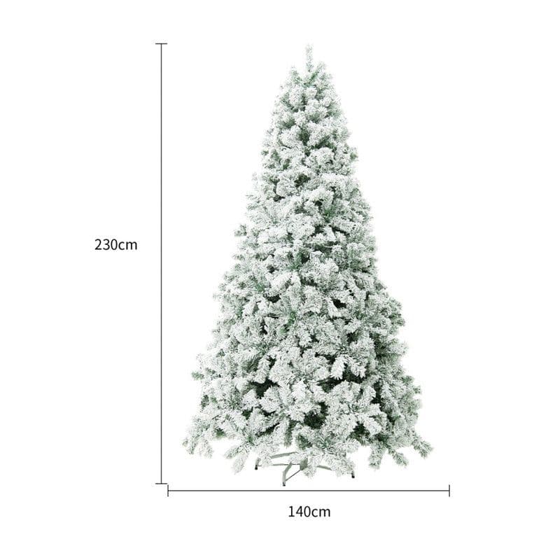 image-Christmas Tree PVC Artificial Snow Christmas Tree Mall Window Decoration Tree Cedar Christmas Tree Christmas Decoration Supplies