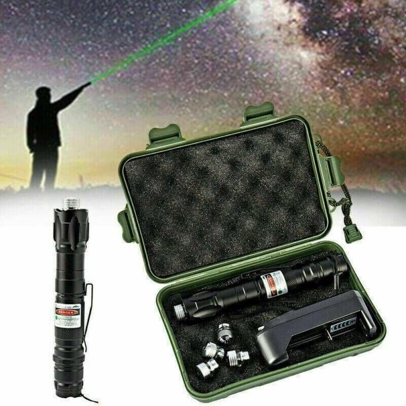 image-532NM Green Laser Pointer Pen Rechargable Visible Beam Torche 1000Meters