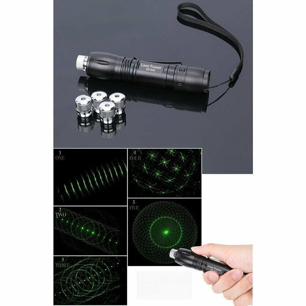 image-532NM Green Laser Pointer Pen Rechargable Visible Beam Torche 1000Meters