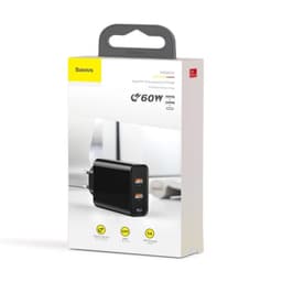 image-Fast Charger Dual USB Type-CPD Laptop Travel Charger 60w