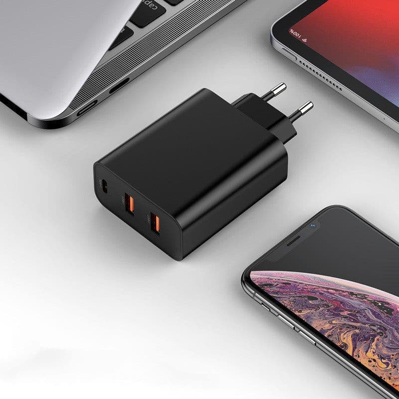 image-Fast Charger Dual USB Type-CPD Laptop Travel Charger 60w