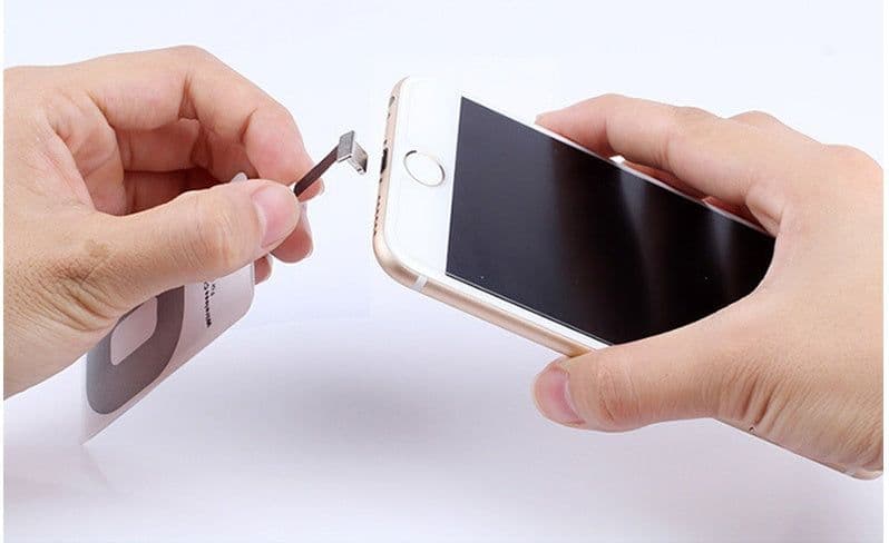image-Mobile Phone Wireless Charger Invisible Receiving Patch Car Phone Holder Receiver