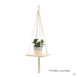 image-Flower Pot Net Bag Creative Gardening Green Plant Flower Pot Hanging Basket