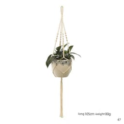 image-Flower Pot Net Bag Creative Gardening Green Plant Flower Pot Hanging Basket