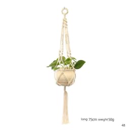 image-Flower Pot Net Bag Creative Gardening Green Plant Flower Pot Hanging Basket