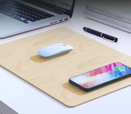 image-Wireless Charger Mouse Pad is Suitable For Android Apple Mobile Phone Fast Charging Base Fast Charging Xiaomi Smart
